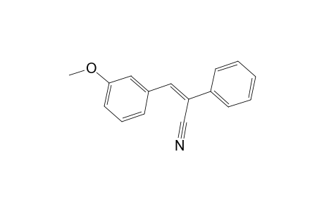 (2Z)-3-(3-Methoxyphenyl)-2-phenyl-2-propenenitrile