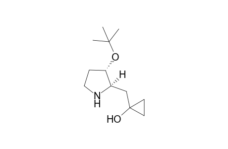 1-{[(2R,3S)-3-tert-Butoxypyrrolidin-2-yl]methyl}cyclopropanol