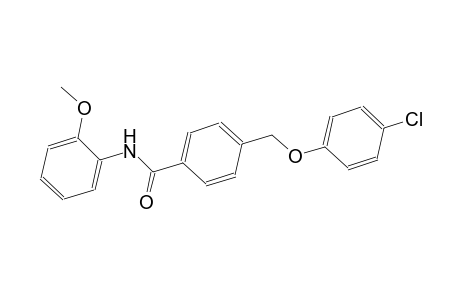 4-[(4-chlorophenoxy)methyl]-N-(2-methoxyphenyl)benzamide