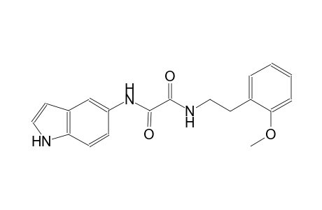 ethanediamide, N~1~-(1H-indol-5-yl)-N~2~-[2-(2-methoxyphenyl)ethyl]-