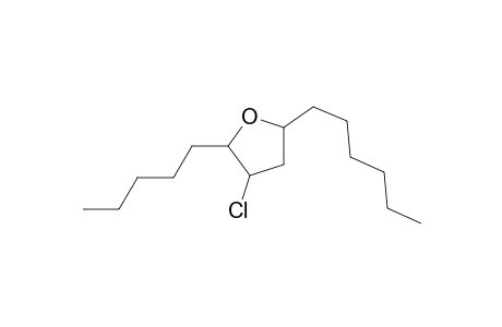 5-Pentyl-4-chloro-2-hexyltetrahydrofuran