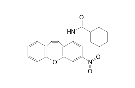 Cyclohexanecarboxylic acid (3-nitro-dibenzo[b,f]oxepin-1-yl)-amide