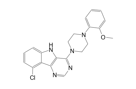9-chloro-4-[4-(2-methoxyphenyl)-1-piperazinyl]-5H-pyrimido[5,4-b]indole
