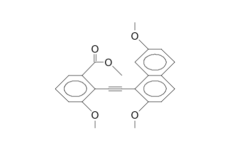 2-(2,7-Dimethoxy-naphth-1-yl)-1-(2-methoxy-6-methoxycarbonyl-phenyl)-acetylene