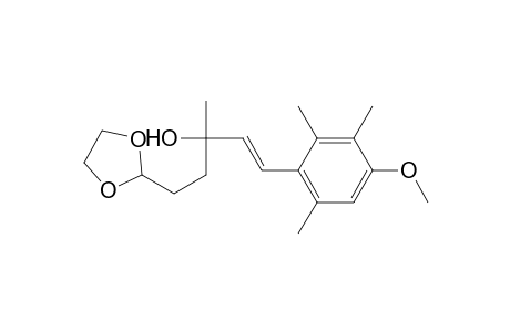 1,3-Dioxolane-2-propanol, .alpha.-[2-(4-methoxy-2,3,6-trimethylphenyl)ethenyl]-.alpha.-methyl-
