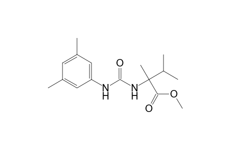 Isovaline, N-[[(3,5-dimethylphenyl)amino]carbonyl]-3-methyl-, methyl ester