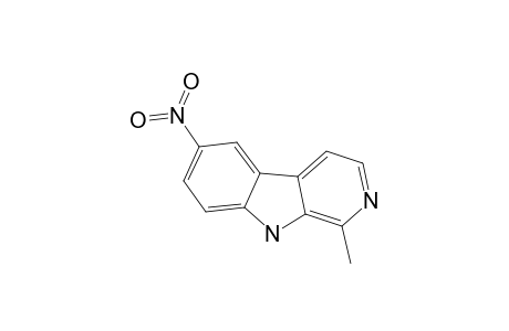 6-NITRO-1-METHYL-9H-PYRIDO-[3,4-B]-INDOLE-(6-NITROHARMANE)