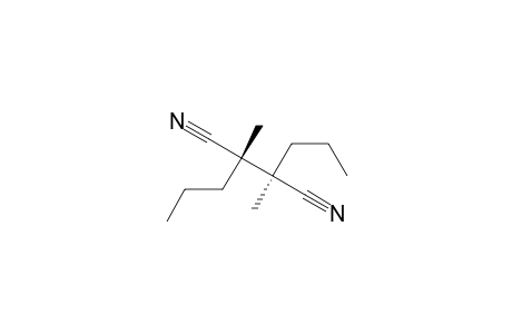 Butanedinitrile, 2,3-dimethyl-2,3-dipropyl-, (R*,S*)-