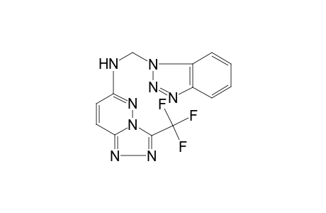 (Benzotriazol-1-ylmethyl)(3-trifluoromethyl-[1,2,4]triazolo[4,3-b]pyridazin-6-yl)amine