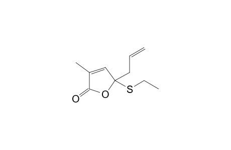 5-Allyl-3-methyl-5-(ethylthio)-2(5H)-furanone