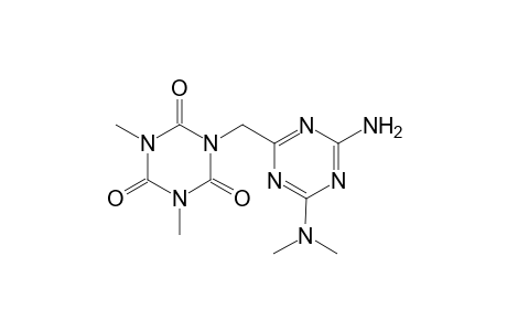 1,3,5-Triazine-2,4,6(1H,3H,5H)-trione, 1-[[4-amino-6-(dimethylamino)-1,3,5-triazin-2-yl]methyl]-3,5-dimethyl-
