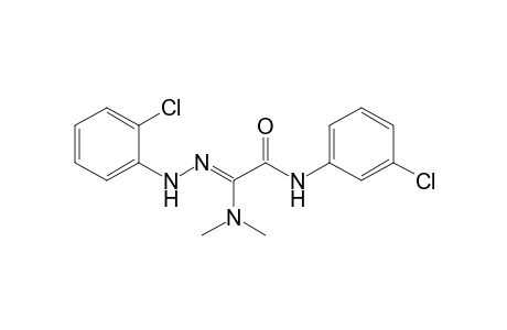 (Z)-2-Dimethylamino-N-(3-chlorophenyl)-2-[2-(chlorophenyl)hydrazono]acetamide