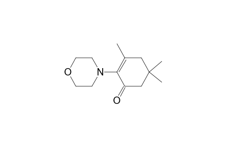 2-Cyclohexen-1-one, 3,5,5-trimethyl-2-(4-morpholinyl)-
