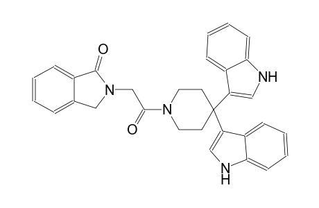 1H-isoindol-1-one, 2-[2-[4,4-di(1H-indol-3-yl)-1-piperidinyl]-2-oxoethyl]-2,3-dihydro-