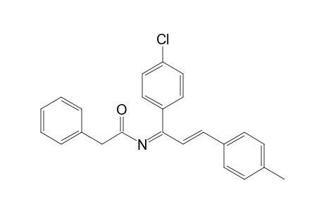 6-(4'-Methylphenyl)-4-(p-chlorophenyl)-2-benzyl-1-oxa-3-azahexatriene