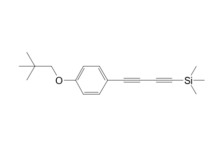 4-(p-Neopentoxyphenyl)-1-(trimethylsilyl)-1,3-butadiyne