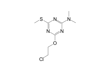 4-(2-Chloroethoxy)-N,N-dimethyl-6-(methylthio)-1,3,5-triazin-2-amine