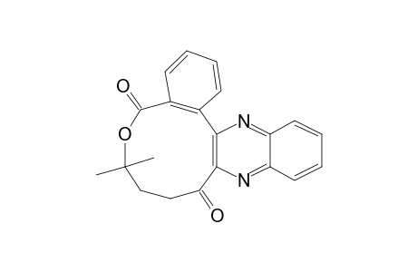 7,7-Dimethyl-7,8,9,10-tetrahydro-5H-benzo[3,4]oxecino[5,6-b]quinoxaline-5,10-dione