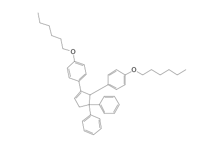 1,2-bis(p-Hexyloxyphenyl)-3,3-diphenylcyclopent-5(1)-ene