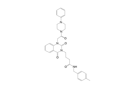 4-(2,4-dioxo-1-[2-oxo-2-(4-phenyl-1-piperazinyl)ethyl]-1,4-dihydro-3(2H)-quinazolinyl)-N-(4-methylbenzyl)butanamide
