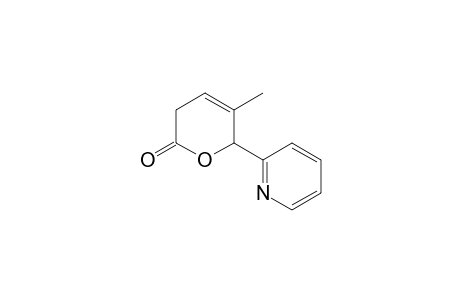 5-Methyl-6-pyridin-2-yl-3,6-dihydropyran-2-one