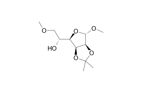 Methyl 2,3-O-isopropylidene-6-O-methyl-alpha.-D-mannofuranoside