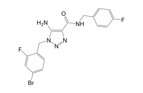 1H-1,2,3-triazole-4-carboxamide, 5-amino-1-[(4-bromo-2-fluorophenyl)methyl]-N-[(4-fluorophenyl)methyl]-