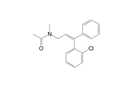 N-acetyl-N-methyl-3-(o-chlorophenyl)-3-phenylprop-2'-enamine