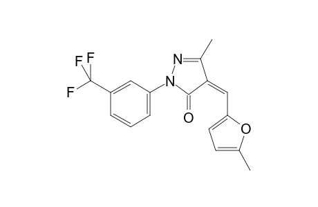 2,4-Dihydropyrazol-3-one, 5-methyl-4-(5-methylfuran-2-ylmethylene)-2-(3-trifluoromethylphenyl)-
