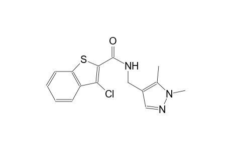 3-chloro-N-[(1,5-dimethyl-1H-pyrazol-4-yl)methyl]-1-benzothiophene-2-carboxamide