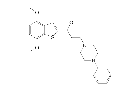 1-(4,7-DIMETHOXYBENZO-[B]-THIOPHEN-2-YL)-3-(4-PHENYL-PIPERAZIN-1-YL)-1-PROPANOL