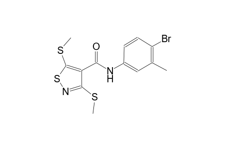 N-(4-bromo-3-methylphenyl)-3,5-bis(methylsulfanyl)-4-isothiazolecarboxamide