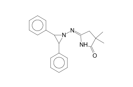Aziridine, 2,3-diphenyl-1-(3,3-dimethyl-2-oxo-5-pyrrolidinylidine)amino-