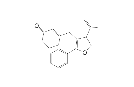 3-((4,5-dihydro-2-phenyl-4-(prop-1-en-2-yl)furan-3-yl)methyl)cyclohex-2-enone