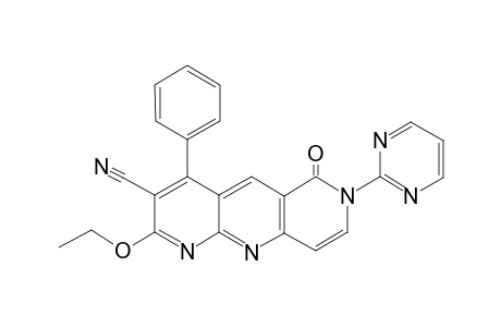 3-Cyano-2-ethoxy-6-oxo-6,7-dihydro-4-phenyl-7-(pyrimidin-2-yl)-1,7,10-anthyridine
