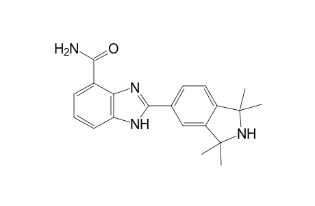 2-(1,1,3,3-Tetramethyl-2,3-dihydro-1H-isoindol-5-yl)-1H-benzimidazol-4-carboxylic Acid Amide