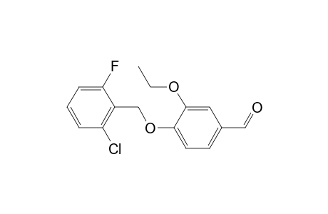 Benzaldehyde, 4-[(2-chloro-6-fluorophenyl)methoxy]-3-ethoxy-
