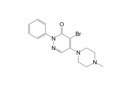 4-bromo-5-(4-methyl-1-piperazinyl)-2-phenyl-3(2H)-pyridazinone