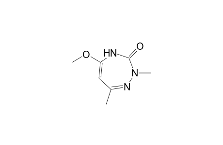 2,7-Dimethyl-5-methoxy-3(6H)-2H-1,2,4-triazepine