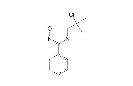 (Z)-N-HYDROXY-N'-(2-CHLORO-2-METHYL-PROPYL)-BENZENE-CARBOXIMIDAMIDE