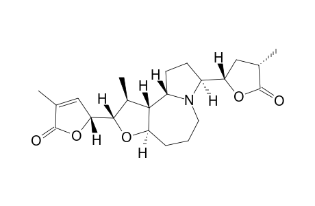 13-Demethoxy-11(S*), 12(R*)-dihydroprotostemonine