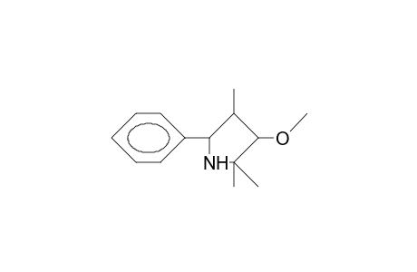 cis-3-Methoxy-5-phenyl-2,2,4-trimethyl-pyrrolidine