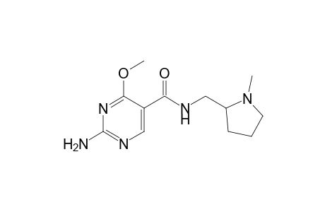2-amino-4-methoxy-N-[(1-methyl-2-pyrrolidinyl)methyl]-5-pyrimidine carboxamide