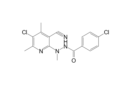 4-Chloro-N'-(5-chloro-3-cyano-4,6-dimethyl-2-pyridinyl)-N'-methylbenzohydrazide