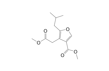 Methyl 5-isobutyl-4-(2-methoxy-2-oxoethyl)-3-furoate