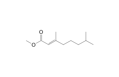 (E)-3,7-dimethyl-2-octenoic acid methyl ester