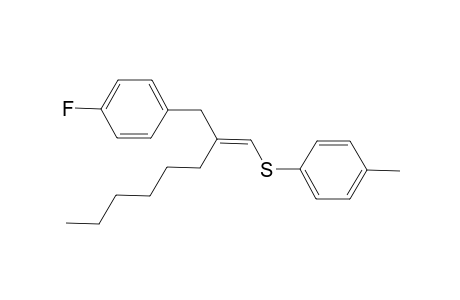 1-Fluoro-4-{2-hexyl-3-[(4-methylphenyl)thio]prop-2-enyl}benzene