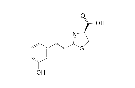 (S)-2-(3-hydroxystyryl)-4,5-dihydrothiazole-4-carboxylic acid
