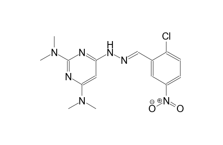 2-chloro-5-nitrobenzaldehyde [2,6-bis(dimethylamino)-4-pyrimidinyl]hydrazone