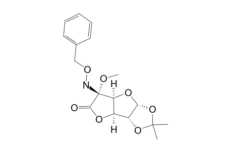 5-C-(O-BENZYLHYDROXYLAMINE)-5-DEOXY-5-C-(HYDROXYMETHYL)-1,2-O-ISOPROPILIDENE-BETA-L-IDOFURANOSE-3,6-LACTONE